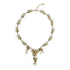 Orange blossom necklace by Michael Michaud
